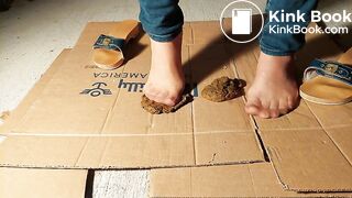 Dr Scholl Asian Nylon feet Bitch