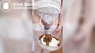 Baking Poop Brownies