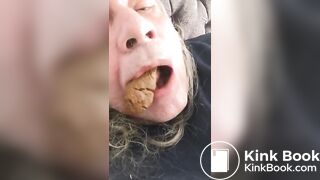 Eating shit