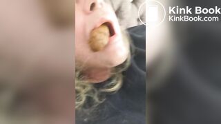 Eating shit