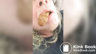 Eating shit