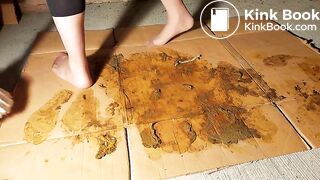 Asian want her feets more Brown