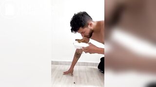Handsome Latino Shitting and Making out