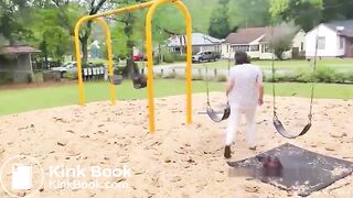 Girl poops pants on playground