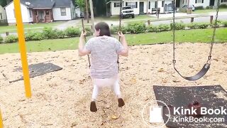 Girl poops pants on playground