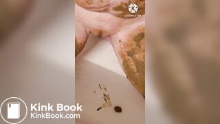 Daddy's little shit piggy enjoying it's filth