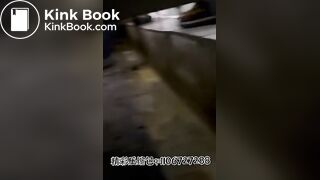 Women poop in dirty toilets