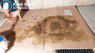 Nylons Feets Milf Stuck Glue in dog shit