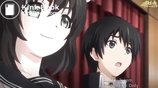 Anime girl poop loop