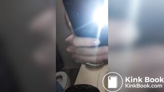 Shitting on a plate