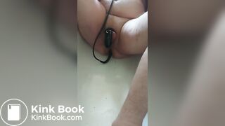 fat guy shits in the bath