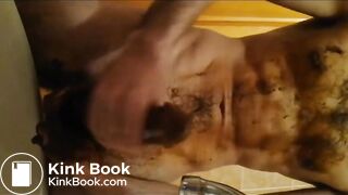 Man Cums on Shit Compilation