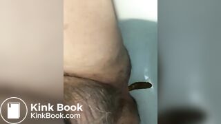 On the toilet