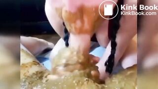 Brunette scat puke bj so hot part 4