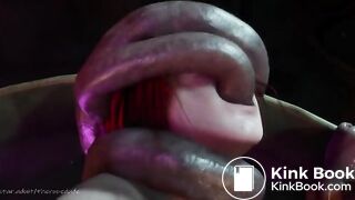 Underwater Girl Tentacle Drown