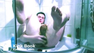 shit pig fucks himself, smears, & eats his shit