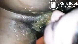 Messy Scat face fuck with black men