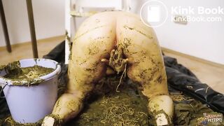 Dirty Dung Dirndl - masturbate in cowshit
