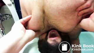 ryan eats shit in a public toilet