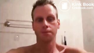 dude takes a shit bath