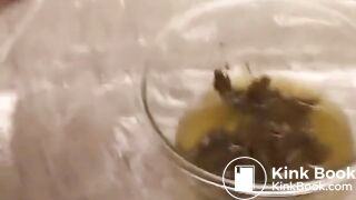 Cute Scat Teen Sub Eats her Shit