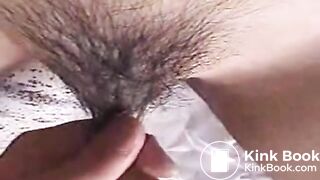 Asian Girl Takes Big Shit