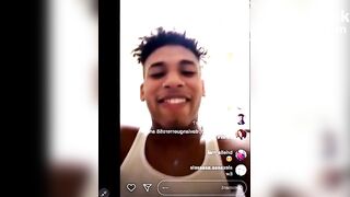 Spitting verses with his anus