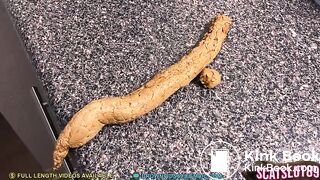 Long Yellow Shit Snake