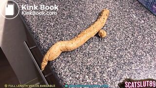 Long Yellow Shit Snake