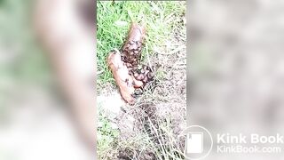 Hot Irish Bloke Squatting Taking A Shit Outdoors