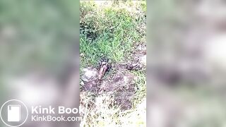 Hot Irish Bloke Squatting Taking A Shit Outdoors