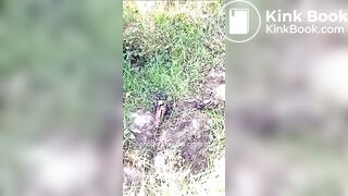 Hot Irish Bloke Squatting Taking A Shit Outdoors