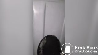 Shitting on a worthless human toilet shit whore by