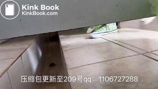 Women poop in dirty toilets