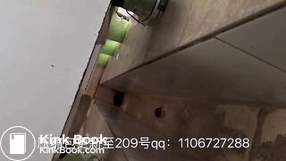 Women poop in dirty toilets