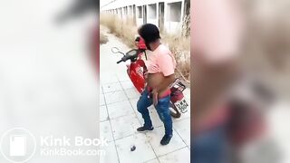 Shemale Shitting on old man's face