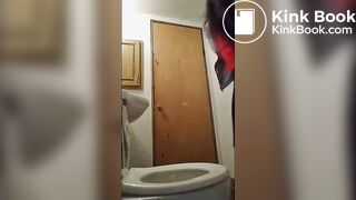 Cute Girl Pooping