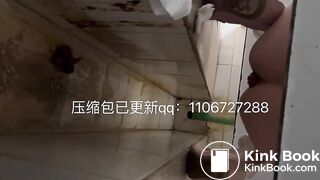Women poop in disgusting toilets