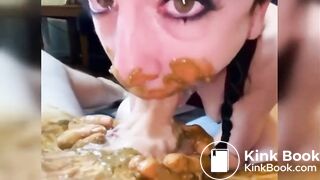 Brunette scat puke bj so hot part 3