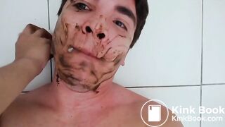 Cute Face Covered in Shit