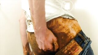 twink shits and smears in clothes