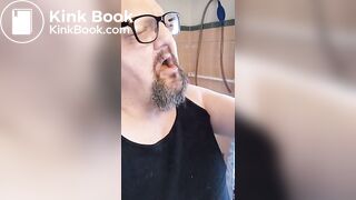Drinking my piss and tasting my ass yum