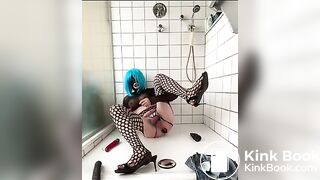 Sissy shit whore anal masturbation