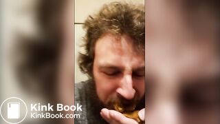 Eating shit