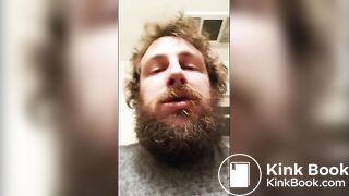 Eating shit
