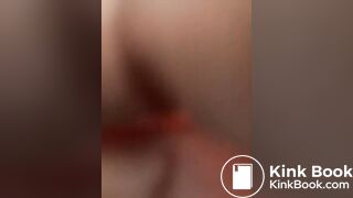 Pooping on the toilet