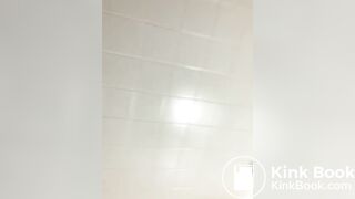 Pooping on the toilet