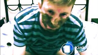shit pig eats and swallows his shit
