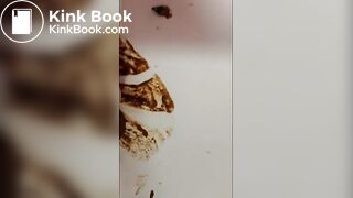 LovePoopME Smear feet and hand and cum on poop