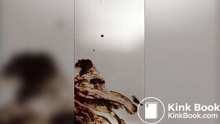 LovePoopME Smear feet and hand and cum on poop